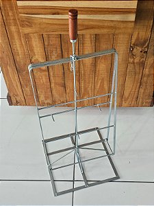 Espeto para Costela Fogo de Chão Galvanizado com Cabo P