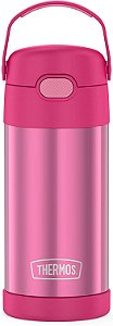 Garrafinha Térmica Funtainer 355 ml, Thermos, Rosa
