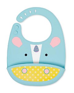 Babador Cata Migalhas de Silicone Zoo Unicornio Skip Hop
