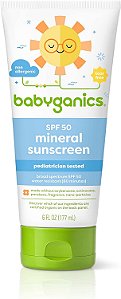 PROTETOR SOLAR BABYGANICS ORGÂNICO INFANTIL SPF 50 - 177ML