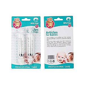 Kit 2 Seringas para Lavagem Nasal do Bebê