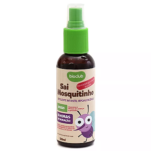 Repelente Natural de Uso FAMILIAR - Sai Mosquitinho Bioclub® 120ml