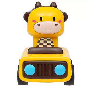 Carrinho Animal Racing Amarelo – Buba