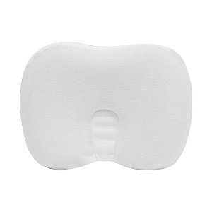 Travesseiro Para Bebê Anatômico Viscoelástico Branco Buba