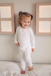 Conjunto Térmico Body e Calça Branco