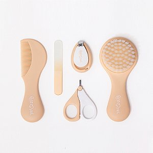 KIT DE CUIDADOS PARA O BEBÊ COM 5 PEÇAS ROSA PETIT PIÁ