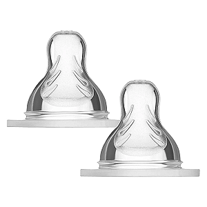 Bico 3 de Silicone Fluxo Rápido (4m+) 2 unidades - MAM