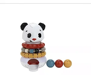 Brinquedo De Empilhar 3 Em 1 Eletrônico Panda Tiny Rockers