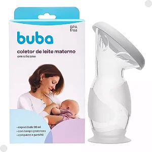 Coletor De Leite Materno Silicone Ventosa 90 Ml  - Buba
