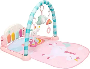 Ginásio De Atividades Bebê Com Piano Magic Unicórnio Buba