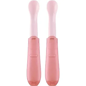 Kit  2 Colheres  Dobraveis  Rosa