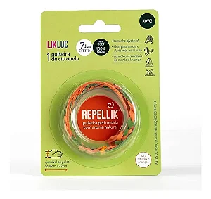 Pulseira Repelente De Citronela Repellik