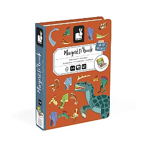 Livro Magnetico Misture E Combine Dinossauros 50 Pecas
