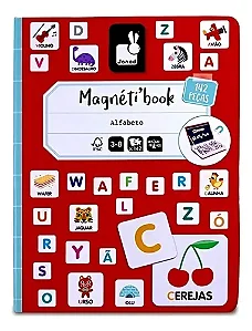 Livro magnetico aprendendo alfabeto janod