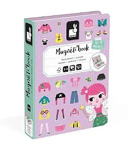 Livro magnetico festa fashion janod - MAPED