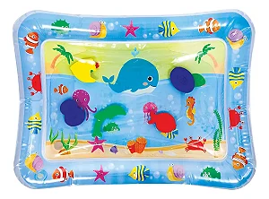 Tapete De Água Inflável Macio Oceano 3m+ Ate 30kg Buba