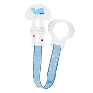 Prendedor De Chupeta Mam Clip Baleia Azul - Mam