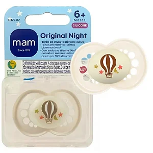 Chupeta Mam Night Neutra +6 Meses 1 Unidade
