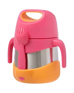 Pote Térmico Inox com Garfo Strawberry Shake 335ml Bbox