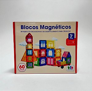 Blocos Magnéticos - 60 peças