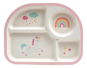 Pratinho Infantil Divisórias Magic Unicórnio Buba