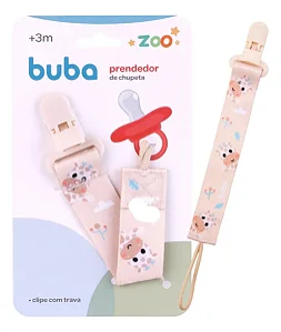 Prendedor De Chupeta Com Trava Animal Girafa 22201 - Buba