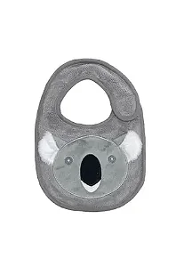 Babador laço bebê power sec animado - Cinza