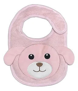 Babador laço bebê power sec animado - Azul / Rosa