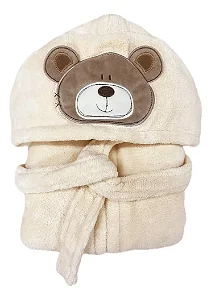 Roupão Infantil Laço Bebê Urso