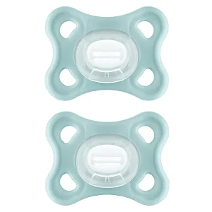 Chupeta MAM Comfort 100% silicone - 0-6 meses - Embalagem Dupla / Neutra