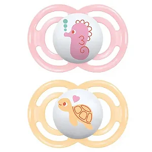 Chupeta Mam Perfect Dupla 6+m Rosa