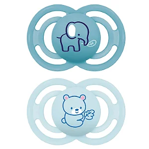 Chupeta Mam Perfect 16 + meses Azul Embalagem Dupla