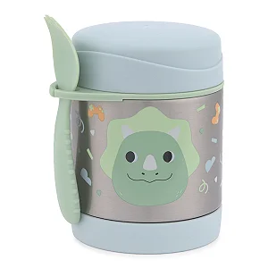 Pote Térmico com Talher Besties Dino Skip Hop
