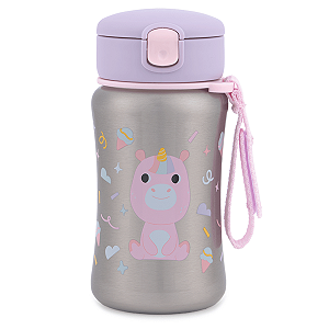 Garrafa de Aço Inox 350ml Besties Unicórnio Skip Hop