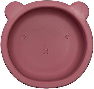 Bowl de Silicone Infanti, Ursinho Piccolo Rosa