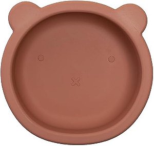 Bowl de Silicone Infanti, Ursinho Piccolo Terra Cota