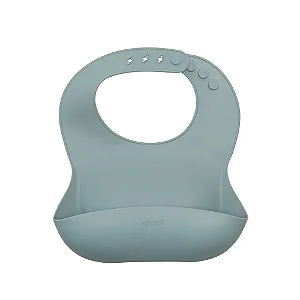 Babador de Silicone Pega Migalhas Azul Piccolo - Infanti
