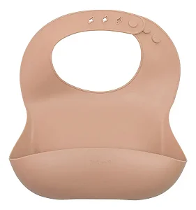 Babador de Silicone Pega Migalhas Terra Cota Piccolo - Infanti