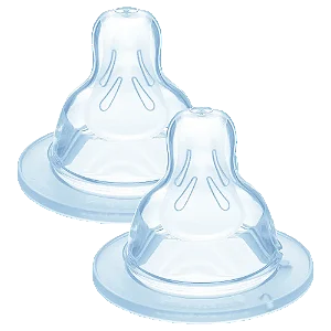 Bico 1 para Mamadeiras MAM - Fluxo Lento - 0+ meses - Embalagem Dupla