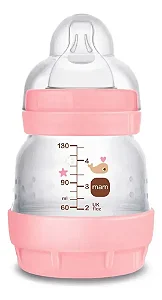 Mamadeira Easy Start Mam – 130 Ml - Rosa