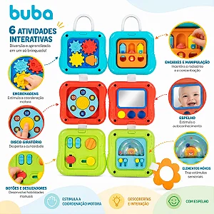 Brinquedo Interativo De Atividades 6 Em 1 - Buba