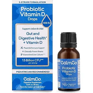 Colic Calm - Gotas probióticas para bebês e crianças, para a saúde intestinal e digestiva