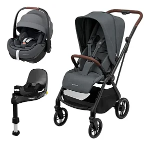 Travel System Leona² Pebble Pro 360 - Twillic Graphite