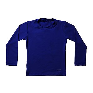 CAMISA BANHO MANGA LONGA BÜP BABY AZUL MARINHO