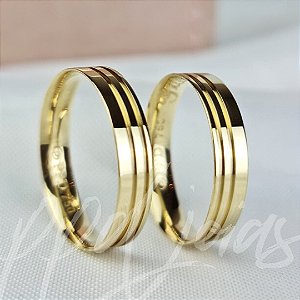 Alianças Melin - Ouro 18k