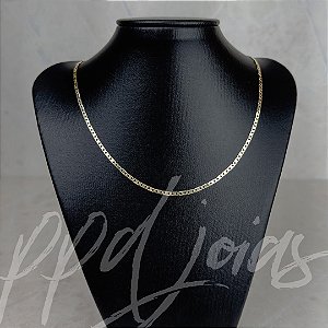 Corrente 50cm Piastrine - Ouro 18k