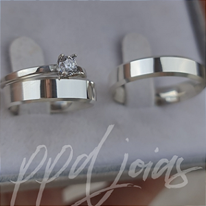 Kit de compromisso Itália (5mm) - Prata 950