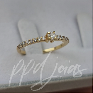 Solitário Marquesa - Ouro 18k