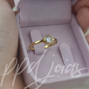 Solitário Anel de noivado Duque - Ouro 18k