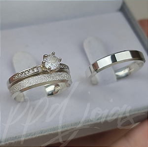 Kit de compromisso Itália Mix (4mm)- Prata 950